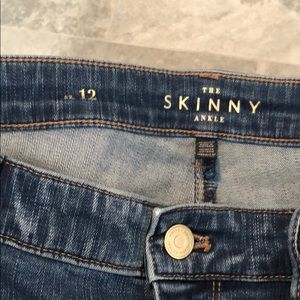 White House Black Market Jeans - WHBM Skinny Ankle Lace Trim Jeans White House Black Market Jeans - WHBM Skinny Ankle Lace Trim Jeans